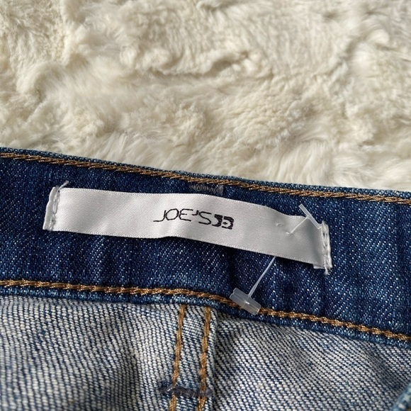 Joe's Jeans Women's Blue Socialite Kicker Cropped Jeans Size 27 - Picture 3 of 5
